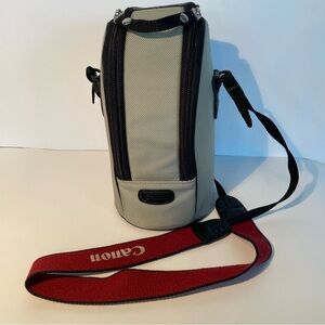 Canon LZ1324 Lens Case Bag with Shoulder Strap - Tan & Black